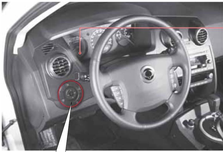 SSANGYONG ACTYON SPORTS - COMMUTATEUR D'ARRÊT DU PROGRAMME DE STABILITÉ ÉLECTRONIQUE (ESP) ET SYSTEME ESP* - 1