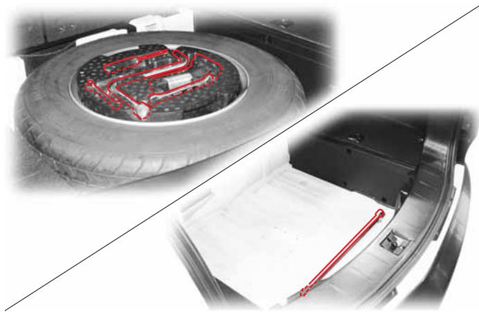 SSANGYONG ACTYON SPORTS - ACTYON (ROUE DE SECOURS TEMPORAIRE) - 2