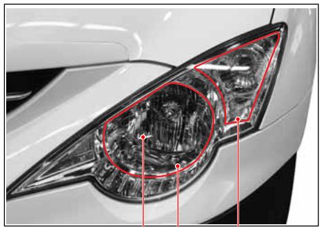 SSANGYONG ACTYON SPORTS - EMPLACEMENT DES LAMPES EXTERIEURES - 4