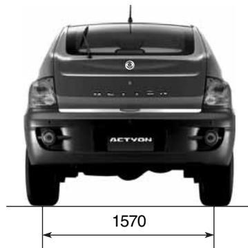 SSANGYONG ACTYON SPORTS - DIMENSIONS (ACTYON) - 4