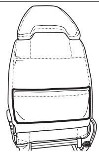 SSANGYONG KORANDO - POCHETTE DE RANGEMENT DERRIERE LE SIÈGE AVANT - 1