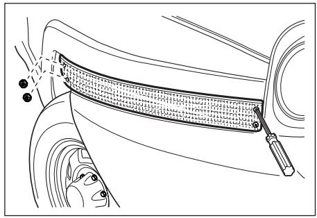 SSANGYONG KORANDO - COMBINAISON FEUX AVANT (CLIGNOTANTS ET FEUX DE POSIT - 2