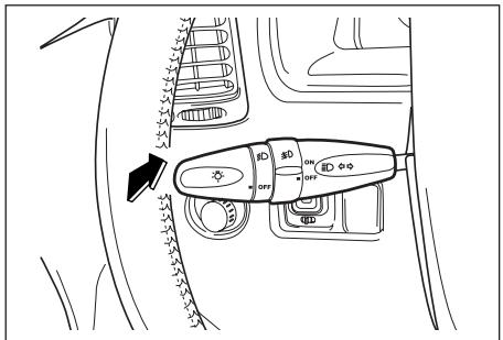 SSANGYONG KORANDO - CONTACTEUR DE FEUX ANTIBROULLARD AVANT* - 2