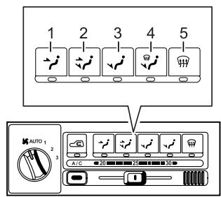 SSANGYONG MUSSO SPORT - COMMANDDE REPARTITION DE L'AIR - 2