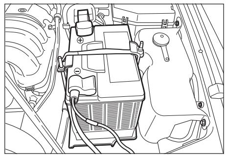 SSANGYONG MUSSO SPORT - ENTRETIEN DE LA BATTERIE - 2