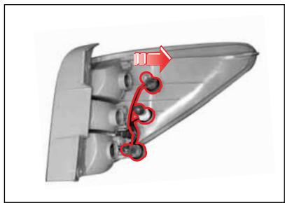 SSANGYONG RODIUS-STAVIC - FEUX ARRIERE COMBINES - 5