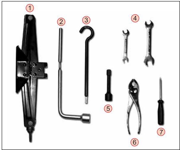 SSANGYONG RODIUS-STAVIC - TROUSSE DE REMPLACEMENT DE ROUE - 2