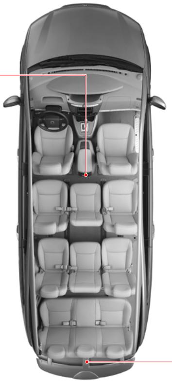 SSANGYONG RODIUS-STAVIC - Lampe aux pieds - 2