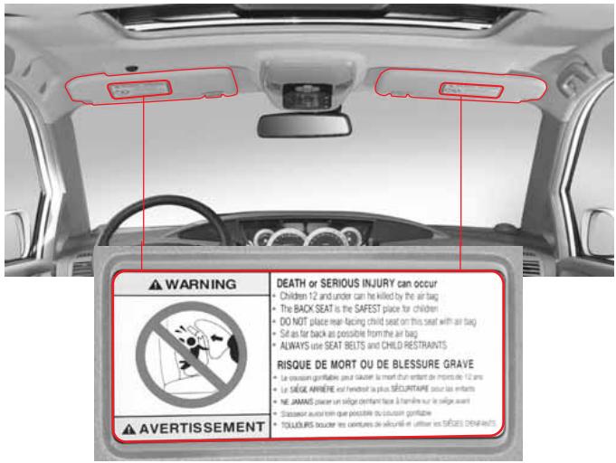 SSANGYONG RODIUS-STAVIC - AVERTISEMENTS AU SUJET DES CEINTURES DE SECURITE - 1