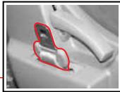 SSANGYONG RODIUS-STAVIC - Ceinture abdominale du siège létral - 2