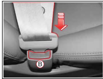 SSANGYONG RODIUS-STAVIC - Bouclage de la ceinture de sécurité - 1