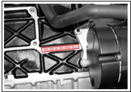SSANGYONG RODIUS-STAVIC - Numéro du moteur - 1