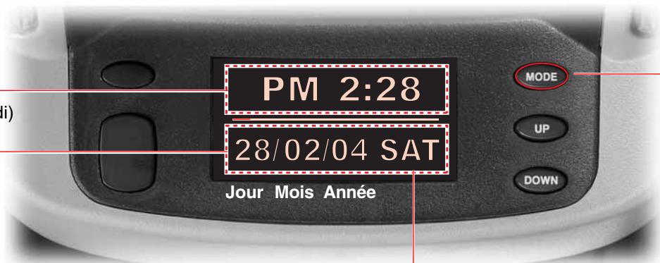 SSANGYONG RODIUS-STAVIC - MODE D'HEURE ET DE DATE - 1