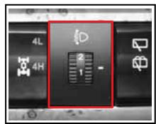 SSANGYONG RODIUS-STAVIC - Commutateur de réglage des projecteurs* - 1