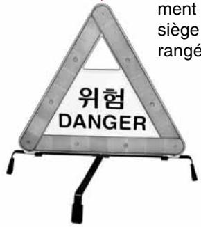 SSANGYONG RODIUS-STAVIC - TRIANGLE D'AVERTISSEMENT* - 2