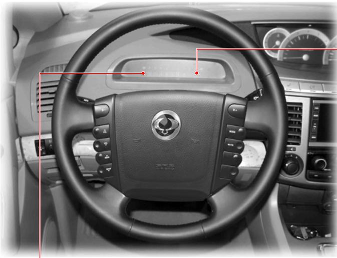 SSANGYONG RODIUS-STAVIC - TEMoin DE SEPARATEUR D'EAU ET TEMoin DE VERIFICATION DU MOTEUR - 1