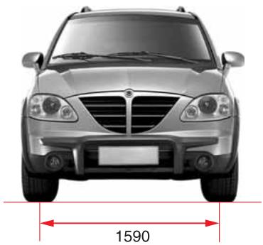 SSANGYONG RODIUS-STAVIC - DIMENSIONS - 2