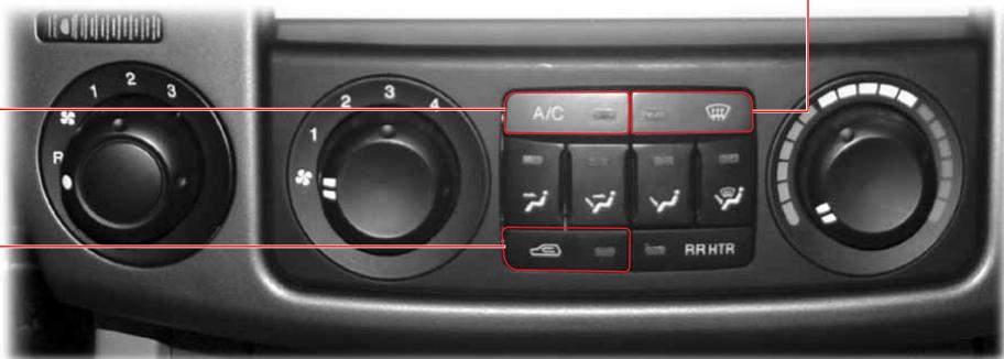 SSANGYONG RODIUS-STAVIC - Commutateur de dégivrage - 1