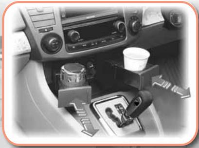 SSANGYONG RODIUS-STAVIC - Porte-gobelet avant - 1