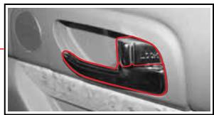 SSANGYONG RODIUS-STAVIC - Porte arrière droite (intérieur) - 1