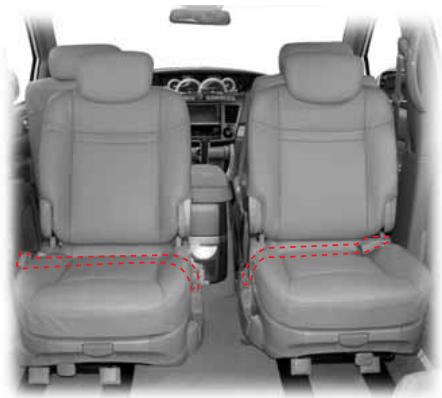 SSANGYONG RODIUS-STAVIC - Bouclage de la ceinture de sécurité - 2