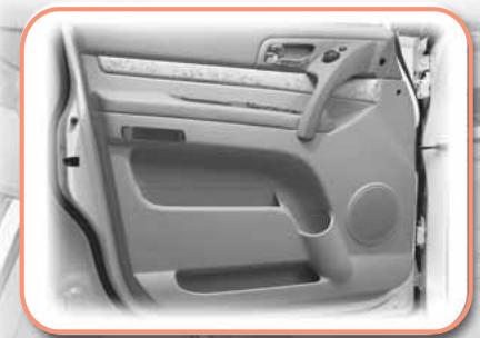 SSANGYONG RODIUS-STAVIC - Poche pour cartes de porte avant - 1