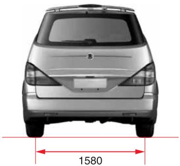 SSANGYONG RODIUS-STAVIC - DIMENSIONS - 4