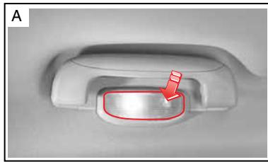SSANGYONG RODIUS-STAVIC - COMMUTATEURS DE LA CONSOLE SUSPENDUE ET DES LAMPES DE L'HABITACLE - 2