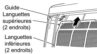 DAIKIN FTXR50EV1B9 - Fixez le filtre purificateur d'air photocatalytique à apatite de titane. - 1