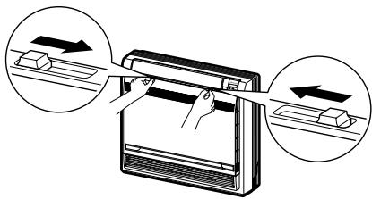 DAIKIN FVXS50FV1B - Fixation du panneau avant. - 1