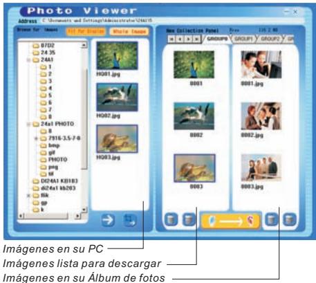 LENCO DPA-24 - SeLECTIONE imagenes y transferir a un albumseLECTIONado - 1