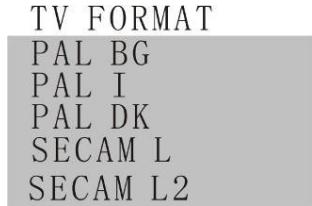 LENCO DTVR-700 - FORMAT DE SIGNAL TV - 1