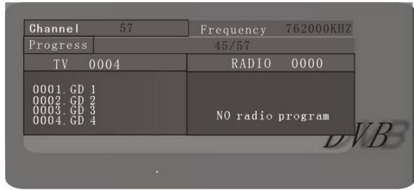 LENCO DTVR-700 - Démarrer une recherche - 1