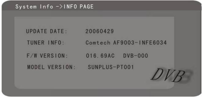 LENCO DTVR-700 - INFORMATIONS SYSTEME - 1