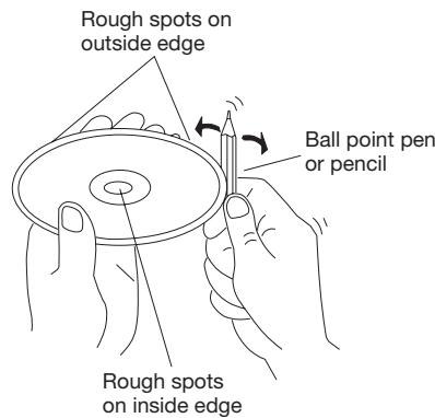 LENCO DVD-305 - Preparing New Discs with Rough Spots - 1