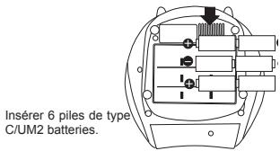 LENCO SCD-24 MP3 - UTILISATION AVEC LES PILES - 2