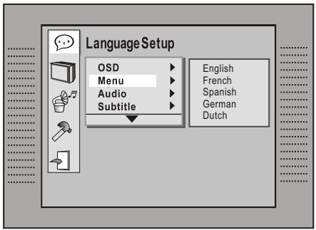 LENCO DVD-320 - Menu - 1