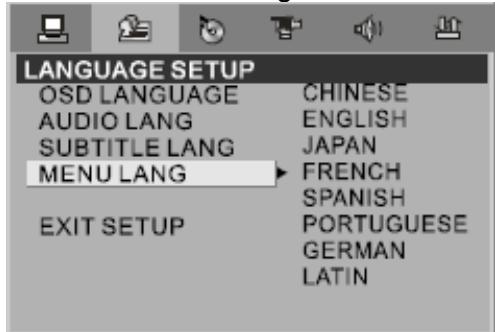 LENCO DVD-51 - MENUCONFIGURATIONSYSTEME - 1