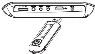 LENCO DVP-733 - Raccordement d'un équipement USB externe - 1