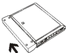LENCO DVP-742 - Installation du bloc batterle - 2