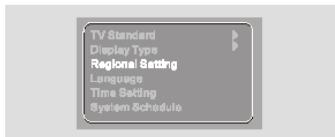 LENCO DVP-742 - Changement du Pays, langue OSD - 1