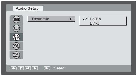 LENCO DVR-706 - Changing Downmix - 1