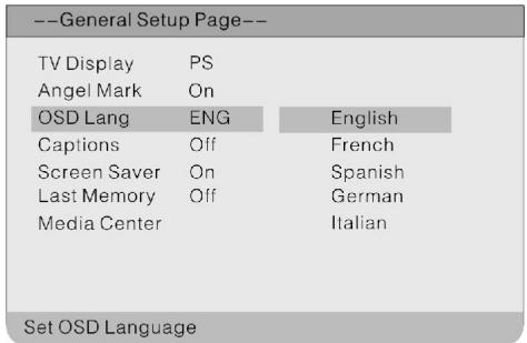 LENCO DVT-1901 - OSD Lang [Langue d'interface] - 1