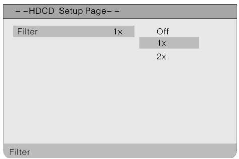 LENCO DVT-1901 - HDCD Setup [Paramétrage HDCD] - 1
