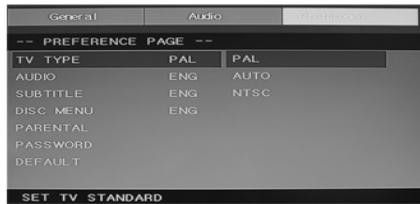 LENCO DVT-229 - Processus de configuration générale - 2