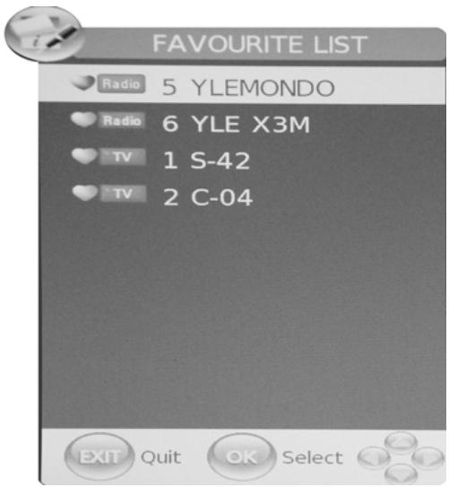 LENCO DVT-229 - Favourite List - 1