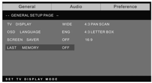 LENCO DVT-229 - On Screen Display (OSD) Language: - 3