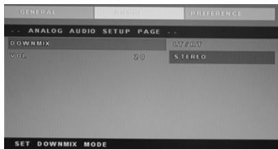 LENCO DVT-229 - EINSTELLUNGSEITE FÜR ANALOGAUDIO - 1