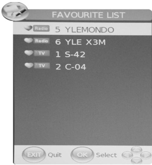 LENCO DVT-229 - FavoriteListe - 1