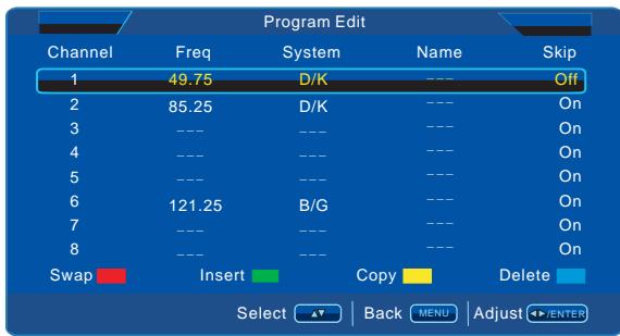 LENCO DVT-2622 - Menu TV - 4